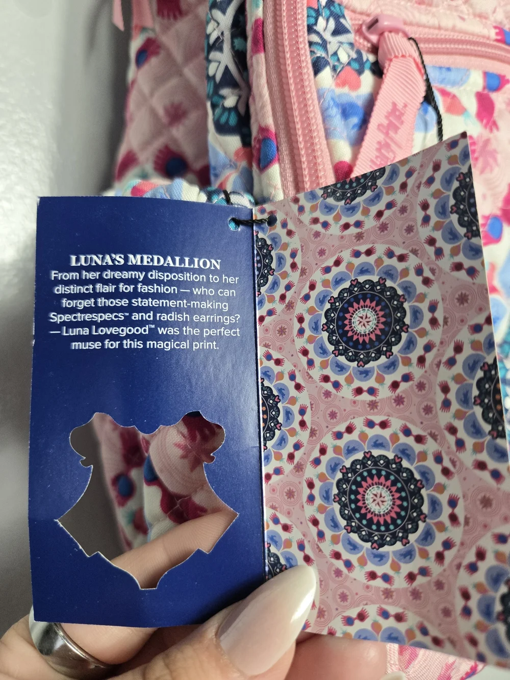 Vera Bradley Luna’s Medallion Campus Backpack Harry Potter Luna Lovegood NWT